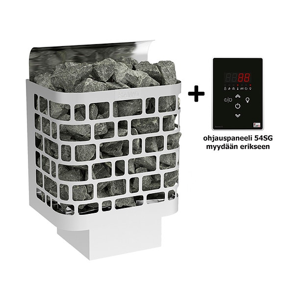 Sähkökiuas Sawo Krios 9,0 kW 8-14 m³ etäohjattava