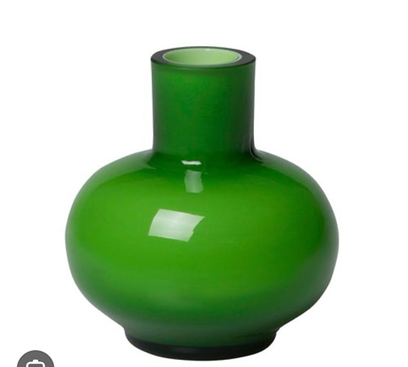 Ostetaan Marimekko vihreä lasimaljakko