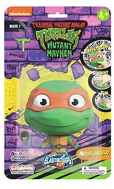 FIDGET STRESSI LELU Teenage Mutant Ninja Turtles Michelangelo Headpop