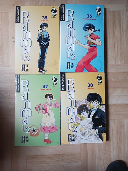 Ranma ½ manga-albumit 35–38