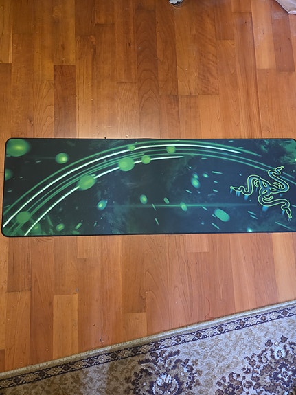 Razer hiirimatto musta-vihreä