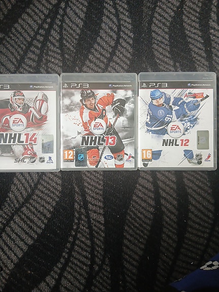 PS3 NHL 12, NHL 13 ja NHL 14 pelit