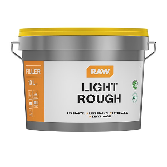 Karkea tasoite RAW Light Rough 10 l (LG)
