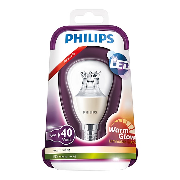 LED-lamppu 6 W E14 P48 himmennettävä