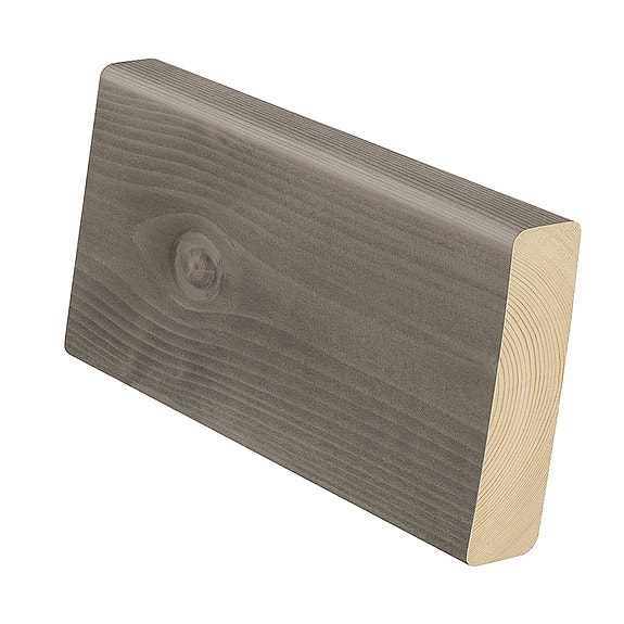 Höylätty kuusi 28x140x2400 mm harmaa 4 kpl