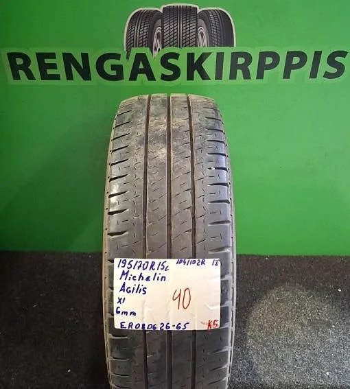 195/70R15C Michelin Agilis 104/102R kesä