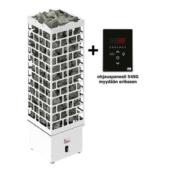 Sähkökiuas Sawo Cubos 6 kW etäohjattava