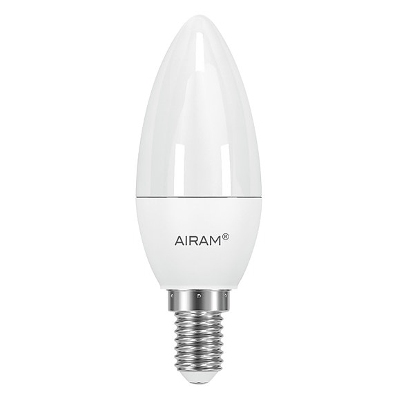LED-kynttilälamppu Airam Oiva 5,5W E14 Opaali