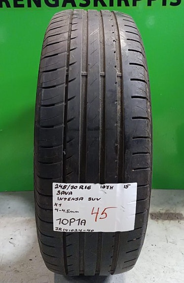 1kpl 245/70R16 Sava Intensa Suv 107H kesä 4-4,5mm