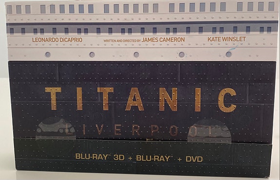 Titanic Blu-ray 3D + Blu-ray + DVD -erikoisboxi