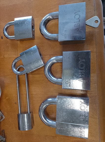 Abloy riippulukot 6 kpl
