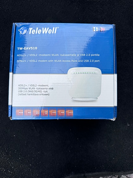 TeleWell ADSL2 modeemi WLAN