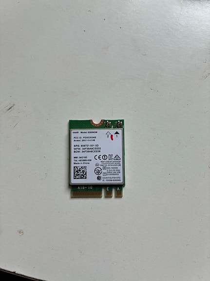 Intel 3160NGW WLAN- ja Bluetooth-kortti mPCIe