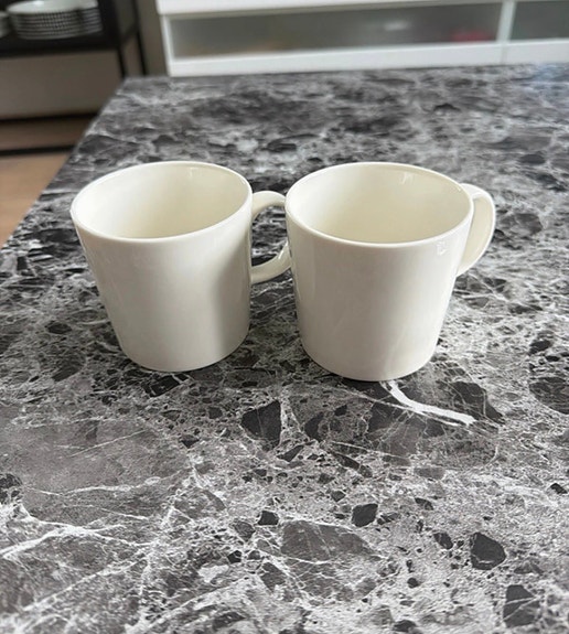 Iittala Teema mukit valkoinen