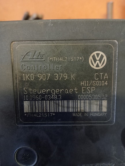 VAG abs- yksikkö