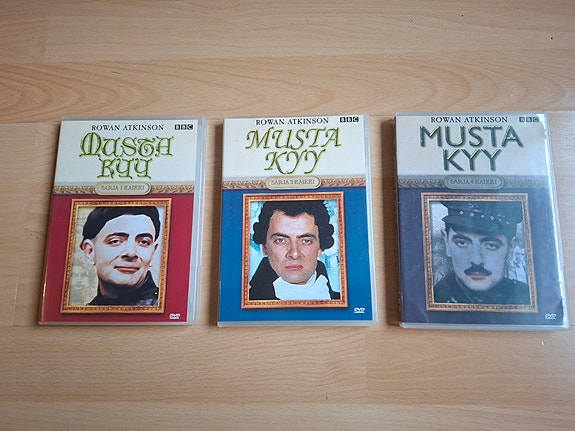 Musta Kyy kaudet 1 ja 3-4 dvdt