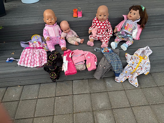 Baby Born nuket ja vaatteet