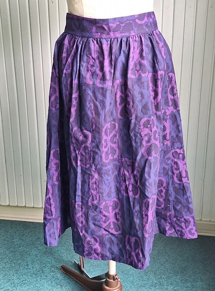 Puuvillahame S vintage 70-luku