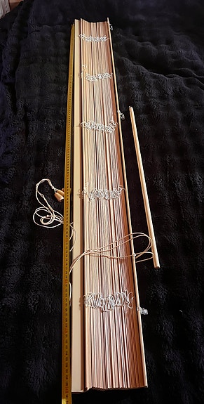IKEA puinen sälekaihdin 140cm