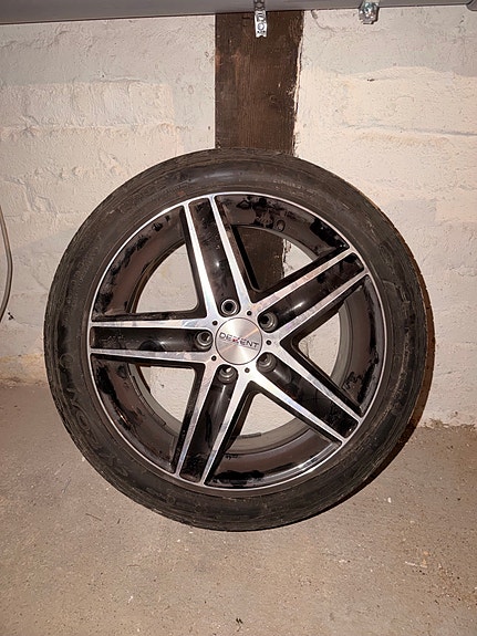 4kpl 17” DEZENT‑vanteet + 215/45ZR17 renkaat