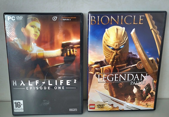 Half-Life 2 Episode One PC-peli + Bionicle Legend of Metru Nui DVD