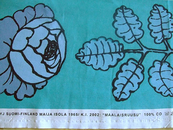 Ostetaan Vanha MAALAISRUUSU ja VIHKIRUUSU kankaat Marimekko kangas