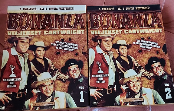 Bonanza Veljekset Cartwright DVD-boksi Vol 1–2