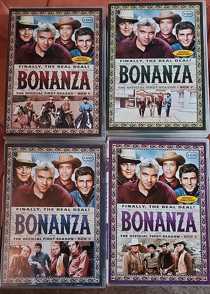 Bonanza kausi 1 DVD-boksit (4 kpl)