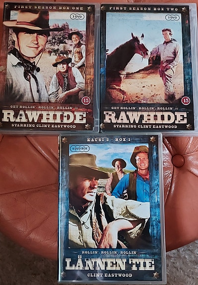 Rawhide ja Lännen tie DVD-elokuvat
