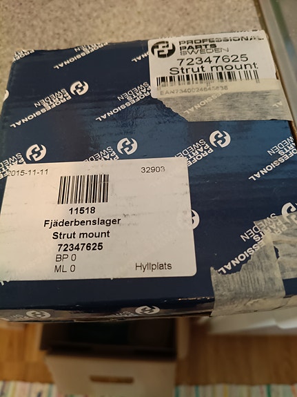 Saab 9-⁵ iskunvaimentimen yläpää / strut mount