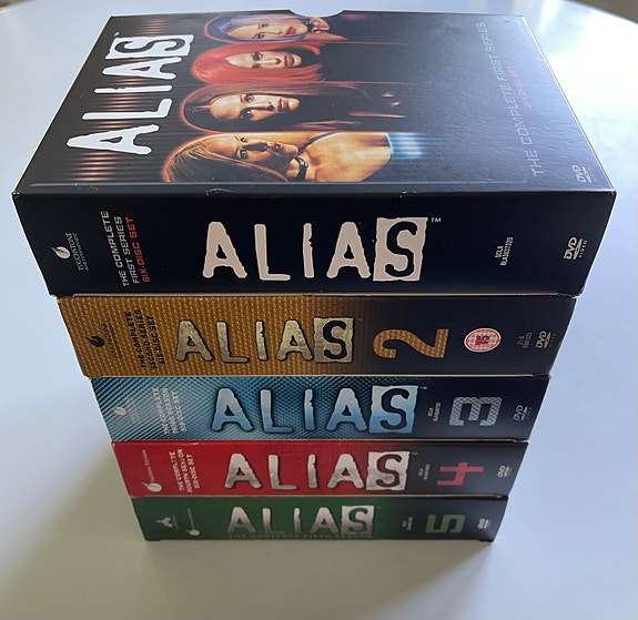 ALIAS (2001-2006) koko TV-sarja (DVD)