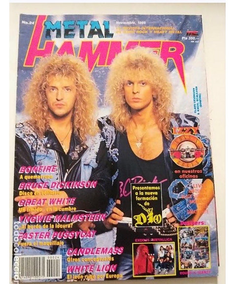 Ostetaan Metal Hammer lehtiä 80-luvulta