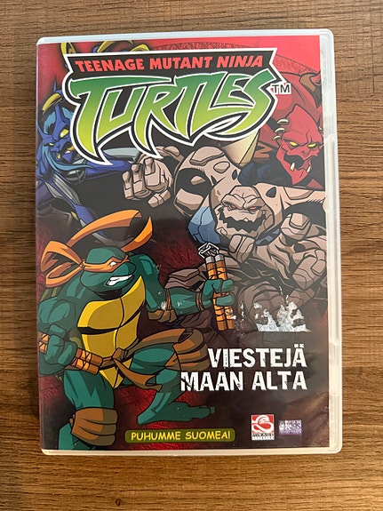 Teenage Mutant Ninja Turtles Viestejä maan alta DVD suomeksi