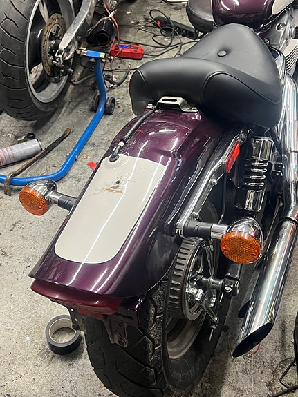 Honda shadow 1100 Takalokari