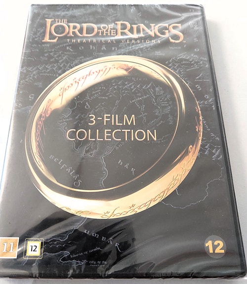 Lord of the rings - kolmen elokuvan DVD-kokoelma (uusi)