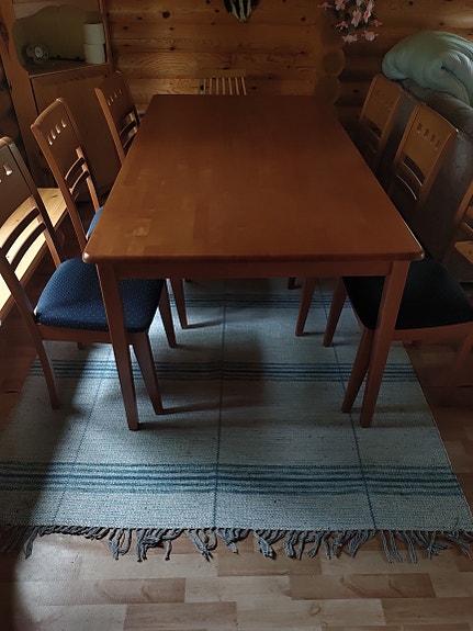 6+2 ruoka pöytä sarja siisti.