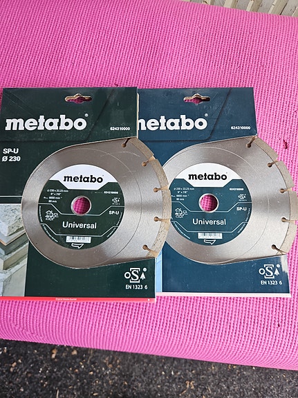 Metabo SP-U 230 mm timanttilaikka betonille ja laatoille
