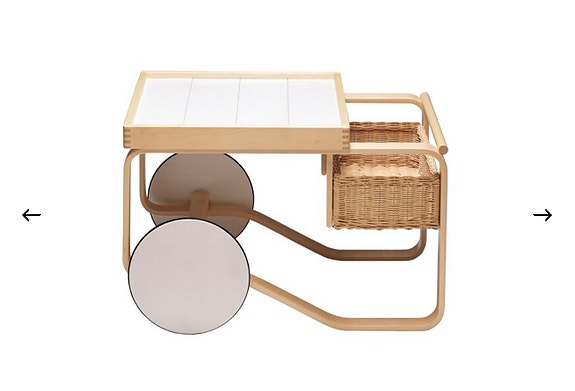 Artek Aalto tarjoiluvaunu 900,