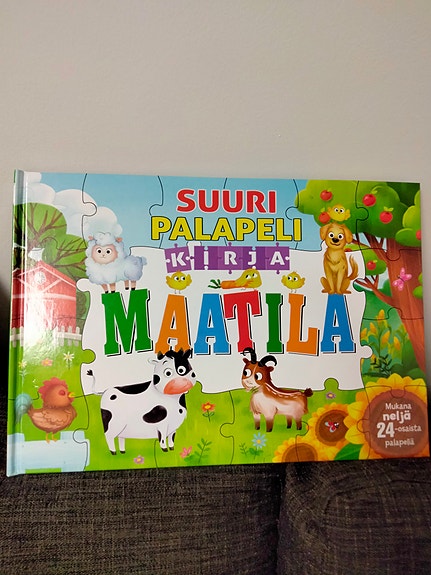Iso palapeli kirja taaperoille