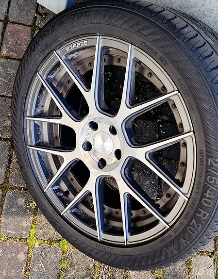 Audi Convace 20" vanteet: Custom Stance 2 osaiset 5x112 + 275/40 Ultra speedit