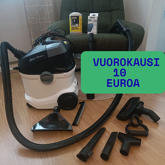 Tekstiilipesuri 10 euroa /vrk Tehokas malli