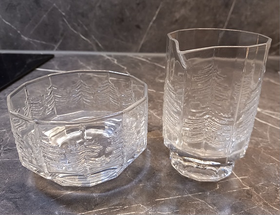 Iittala Kuusi kermakko ja sokerikko