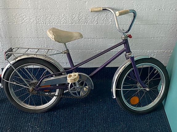 Lasten entisöity retro pyörä 16”