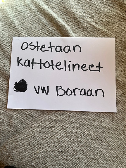 Ost: kattotelineet VW Bora