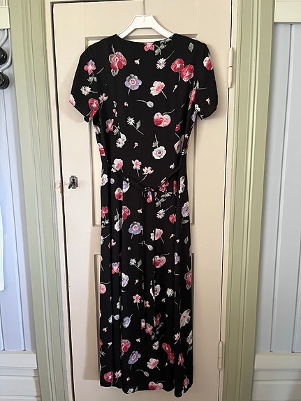 RETRO pitkä kukka mekko