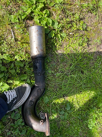 Volvo v70 mk1 tdi hoodpipe