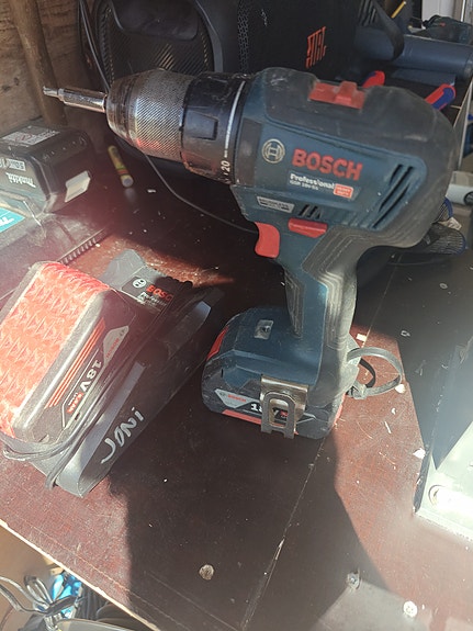 Bosch akkuporakone sininen