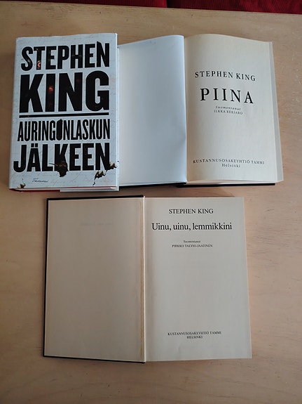 Stephen Kingin kovakantisia kirjoja
