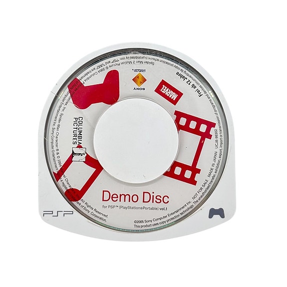 Demo Disc Spideman 2 loose PSP