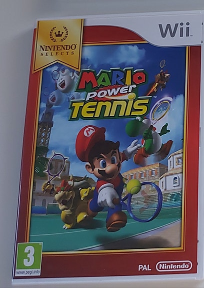 Nintendo Wii Mario power tennis-peli